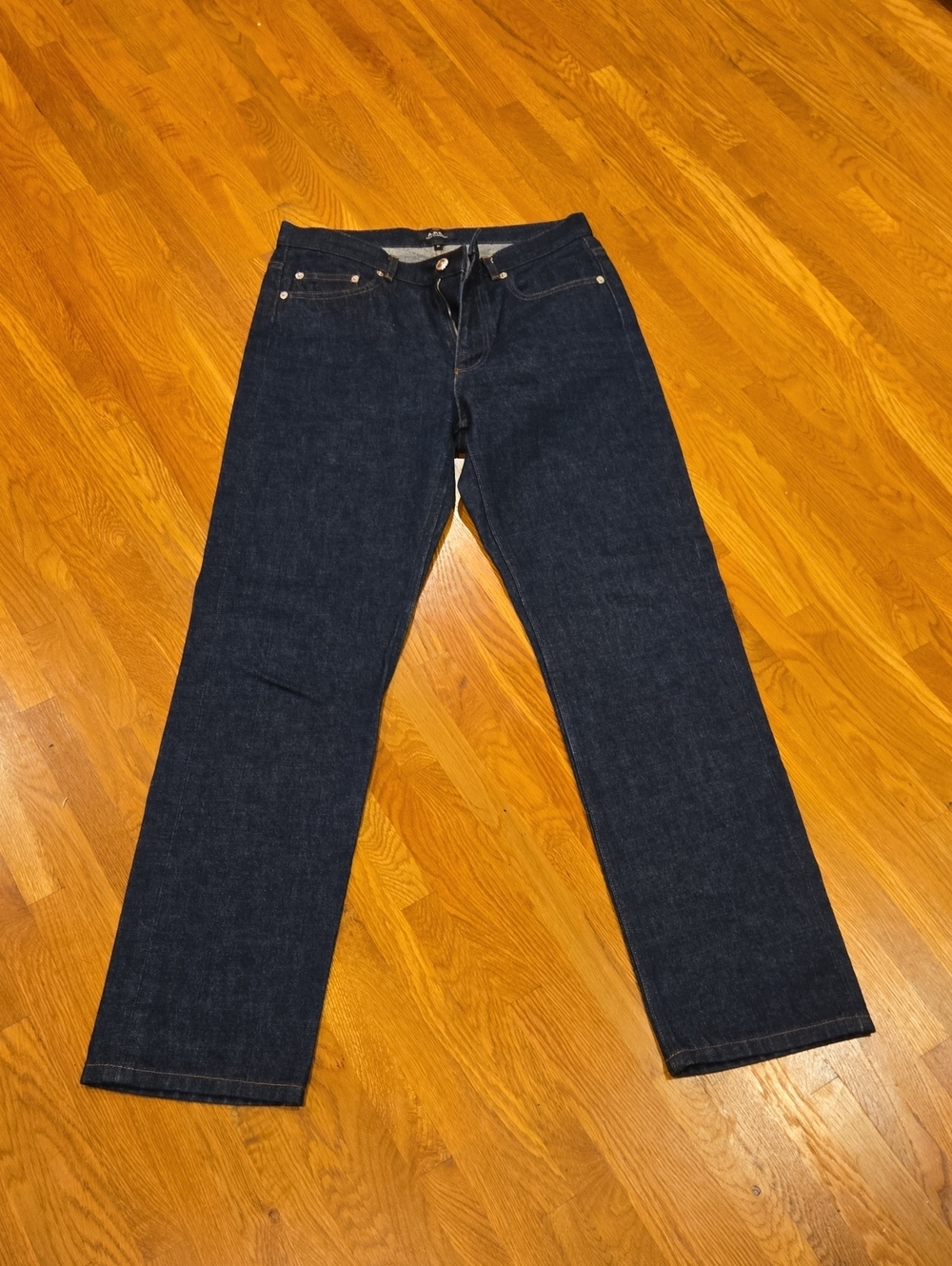 APC Classic Women's Dark Blue Straight-Leg Jeans Size 31
